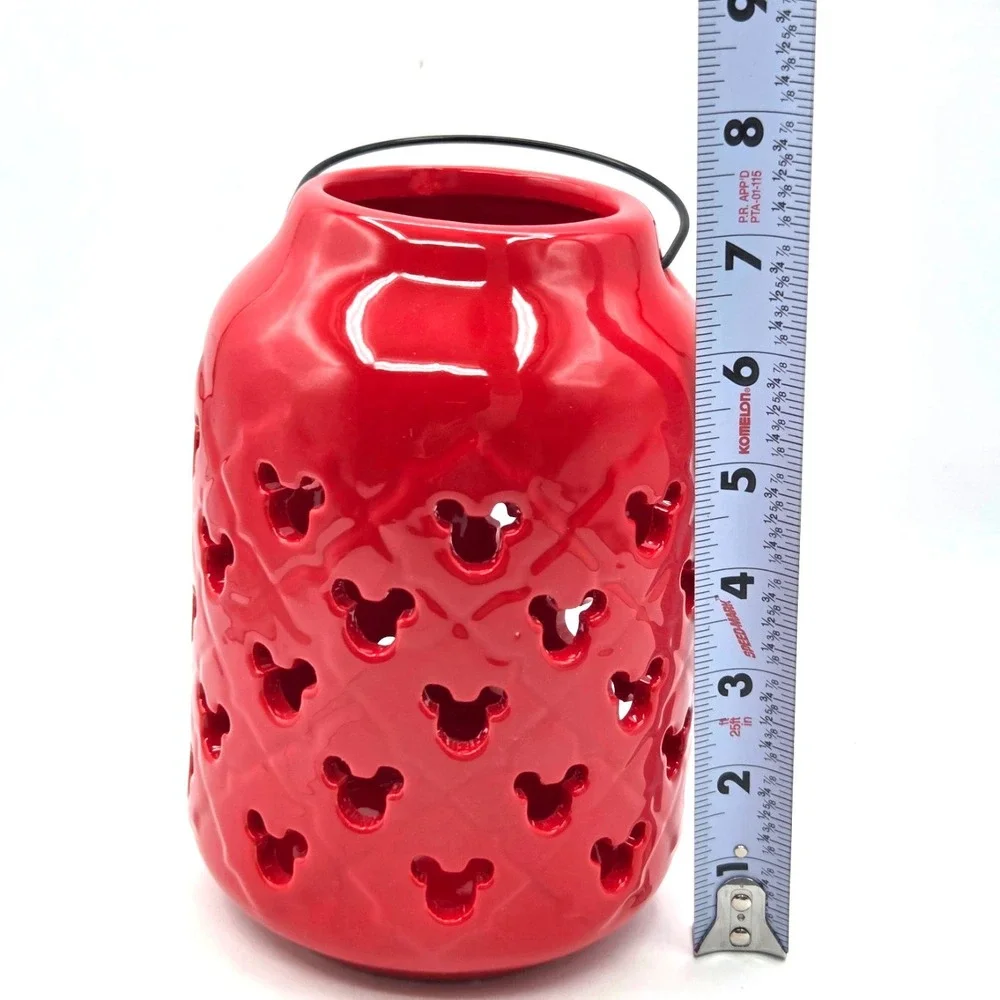 Disney Official Mickey Mouse Ceramic Garden Lantern 7